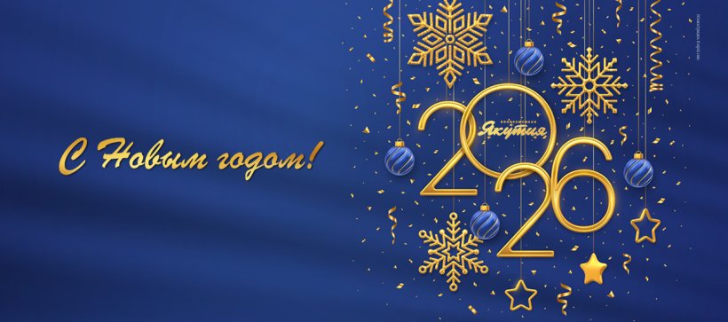 Авиакомпания «Якутия» поздравляет с Новым 2026 годом