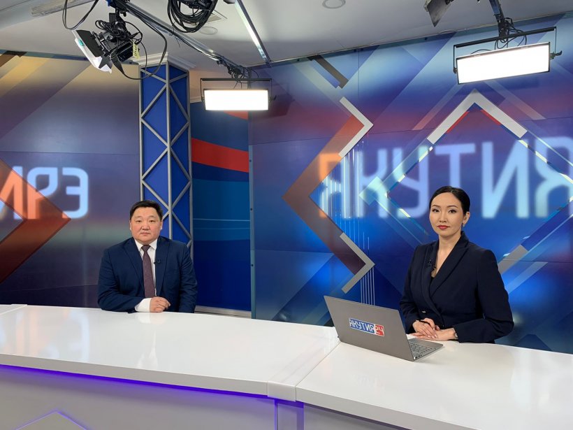 Генеральный директор авиакомпании «Якутия» стал участником передачи «Актуальное интервью»